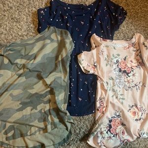 Three XS womens shirts from Maurice’s. Never worn.